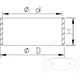Kolbenring Zugstufe Kayaba 22X24X5 passend für: Kawasaki KLX, K