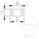 Mutter DRUCKSTUFE Kayaba 5X10X4. 25 passend für: Kawasaki KX, Z