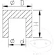Ventilkappe Kayaba 8X9X11 passend für: Kawasaki KX, KLX, Honda