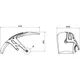 Cover rear wheel puig 3503C_1