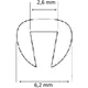 Kantenschutz Scheibe Puig rauchgrau 5 Meter_0