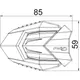 Anbausatz + Pad Puig Modell R19 passend für: Kawasaki Z_0