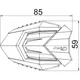 Anbausatz + Pad Puig Modell R19 passend für: Honda CB_0