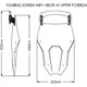 Touring screen visor PUIG smoke grey for: Honda CRF_0