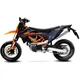 Silencer SBK stainless steel lv - one slip on evo for: Gas Gas