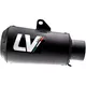 Silencer SBK stainless steel lv - 10 slip on full black for: BM