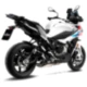 Silencer SBK stainless steel lv - 10 slip - on black edition fo