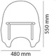 Puig Roadster Screen Daytona III transparent_0