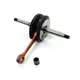 Crankshaft steel 12mm piston pin 44mm stroke needle bearing for Hercules Prima, KTM, DKW MG00062749