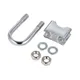 Handlebar bracket Polished for Kreidler Florett, Mustang Cross MG00077219
