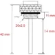 Öltemperatur Direktmesser JMP 20X2. 5 mm passend für: Triumph D