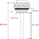 Öltemperatur-Direktmesser 27X1.5 mm für Motorräder_1