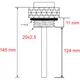 Öltemperatur Direktmesser JMP 20X2. 5 mm Alternative: 7090830 p