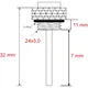 Öltemperatur Direktmesser JMP 24X3MM Alternative: 7091119 passe