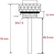 Öltemperatur Direktmesser JMP 30X1. 5 mm Alternative: 7090056 p