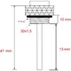 Öltemperatur Direktmesser JMP 30X1. 5 mm Alternative: 7090057 p