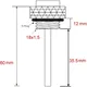 Öltemperatur Direktmesser JMP 18X1. 5 mm Alternative: 7090059 p