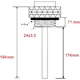 Öltemperatur Direktmesser JMP 24X3MM passend für: BMW F (800, 6