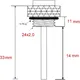 Öltemperatur Direktmesser JMP 24X2MM Alternative: 7090064 passe
