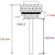 Öltemperatur Direktmesser JMP 24X3MM Alternative: 7090065 passe