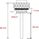 Öltemperatur Direktmesser JMP 20X2. 5 mm passend für: Honda CBF