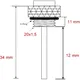 Öltemperatur Direktmesser JMP 20X1. 5 mm passend für: Suzuki GZ
