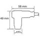 Kabel M Stecker CR2 NGK_1