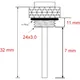Öltemperatur Direktmesser JMP 24X3MM passend für: Honda VF, CBR