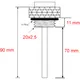 Öltemperatur Direktmesser JMP 20X2. 5 mm passend für: Honda CB,