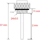 Öltemperatur Direktmesser JMP 24X3MM passend für: Triumph Bonne