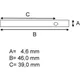 Pad pin set PPS908_1