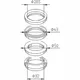 Lenkkopflager Satz 6025_1