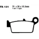 Brake pads sintered mx-s ebc MXS131_1