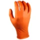 Disposable Grippaz NBR Orange Gloves Size M, 50 Pack_0