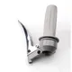 Gasgriff Armatur Aluminium Grau 22mm 105mm für Zündapp, Krei_1