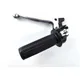 Gasgriff Armatur Schwarz Rillen Griffgummi Aluminium Kupplun_1