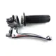 Gasgriff Armatur Aluminium 22mm Schwarz 105mm für Zündapp, K_1