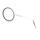 Mirror left chrome 115mm M10 220mm for Kawasaki, KE, KH, KL,_1