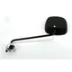 Mirror bumm Black 110x105mm 22mm clamp 200mm rod for Zündapp_1