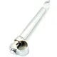 Lenkstangen Halterung 22mm Chrom 180mm für Mofa, Moped, Moki_1