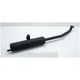 Exhaust Sito black 22mm for Piaggio SI, KS, FL2, BOOS, SI mo_1