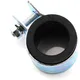 Exhaust clamp steel 28mm with rubber and screw for Hercules _1