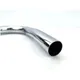 Auspuffkrümmer Chrom 32mm 250mm 1 Knick Rechts für Miele K, _2