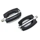 Pedals pair 9/16 black/silver for Zündapp, Kreidler, Hercule_1