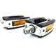 Pedals pair 9/16 black/silver for Zündapp, Kreidler, Hercule_2