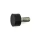 Stop rubber black with screw for Zündapp Combinette, Super S_1