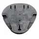 Saddle cover rubber black for Denfeld saddle for Zündapp Ber_1