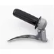 Gasgriff Armatur Aluminium Schwarz 22mm 105mm für Zündapp, K_2