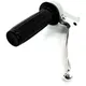 Gasgriff Armatur 22mm Schwarz Aluminium 105mm für Zündapp, K_1