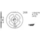 Sprocket Esjot steel 36 teeth black for Hercules Prima 1, 2,_1